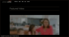 Desktop Screenshot of johnnylopezdirector.com