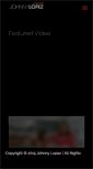 Mobile Screenshot of johnnylopezdirector.com